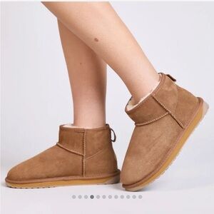 Emu Australia Stinger Micro Women's Shearling Lined Ankle Boots - Chestnut 7